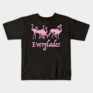 Everglades Flamingos Kids T-Shirt